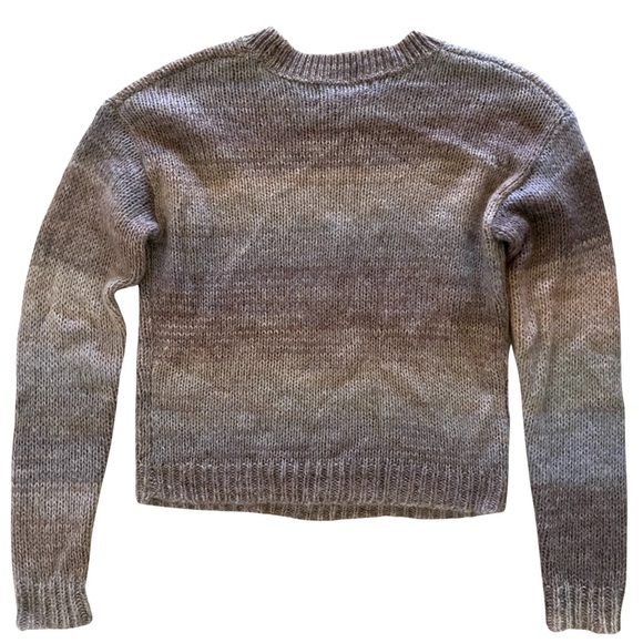 Something Navy taupe spacedye sweater in small - Picture 2 of 4